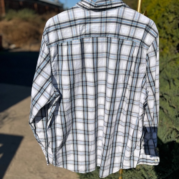 Mens XXL/TTG AMERICAN EAGLE 🦅 OUTFITTERS LONG SLEEVED BUTTON UP SHIRT LIKE NEW - Picture 7 of 7